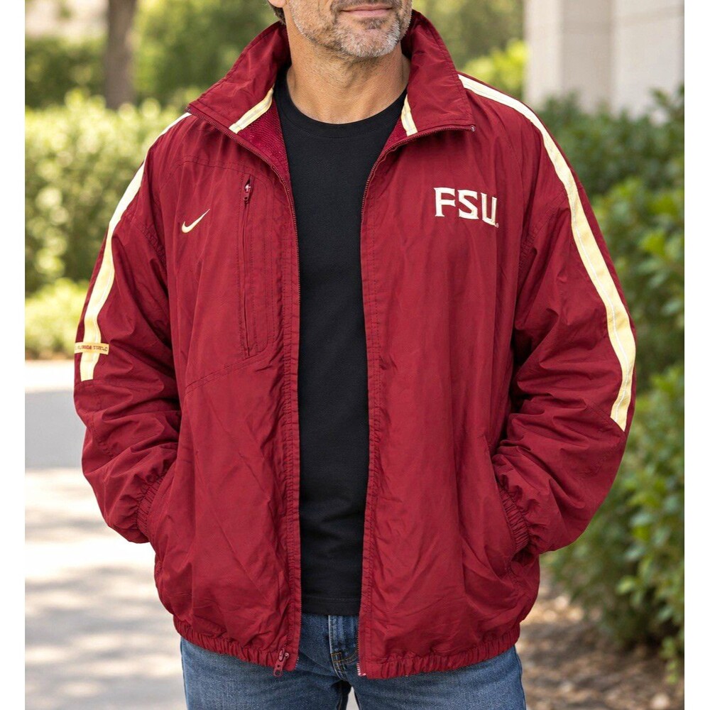 Nike Florida State Seminoles Garnet/Gold Full-Zip Jacket Men's XXL